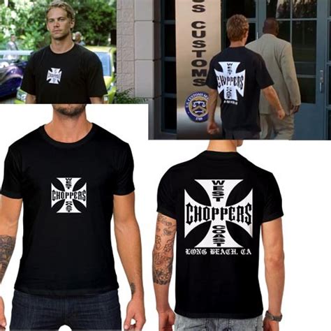 Jual West Coast Choppers Paul Walker Fast And Furious T Shirt Kaos