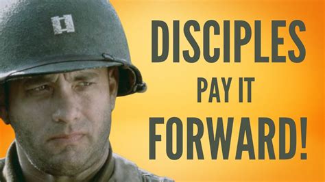 A Disciple Pays It Forward Discipleship Part Into The Harvest