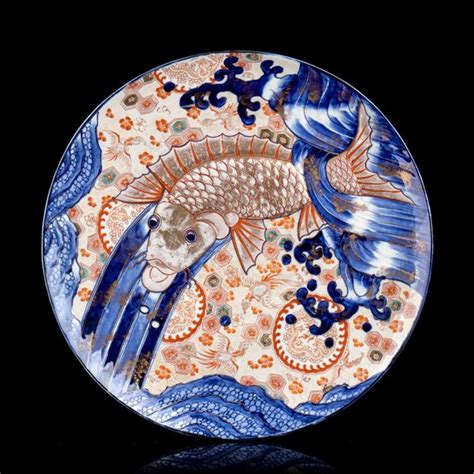 Grande Piatto In Porcellana Imari Asta Arte Asiatica E Tribale