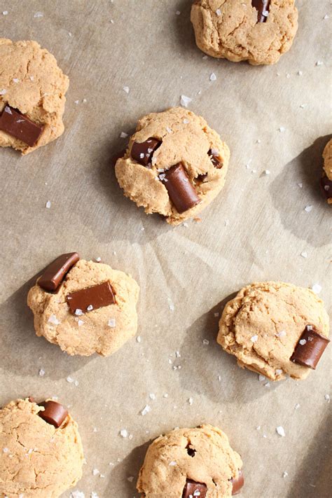 Grain Free Almond Butter Chocolate Chunk Cookies The Wheatless Kitchen