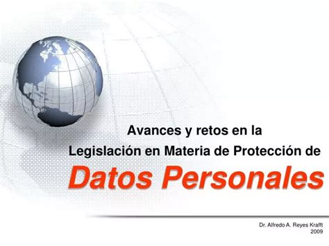 PPT Avances y retos en la Legislación en Materia de Protección de