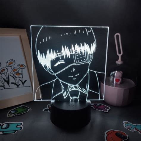 Anime Tokyo Ghoul Rysunek Kaneki Ken D Lampa Led