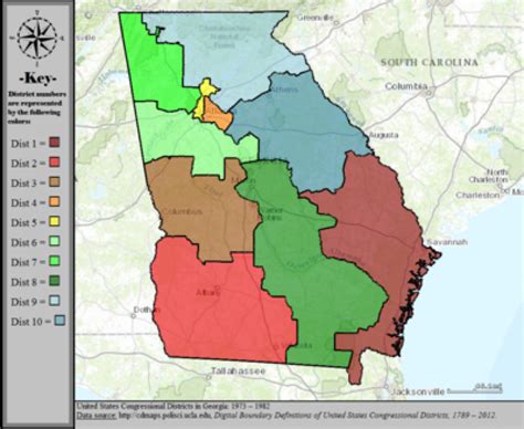 Georgia State House District Map Printable Map