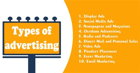 Types of advertising media - Duenice | Different types of advertisement