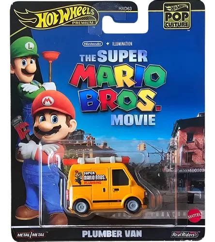 Hot Wheels Premium Pop Culture Mario Bros Naranja Envío gratis