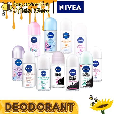 Jual NIVEA DEODORANT ROLL ON SERIES 50ML BRIGHTENING SILK TOUCH