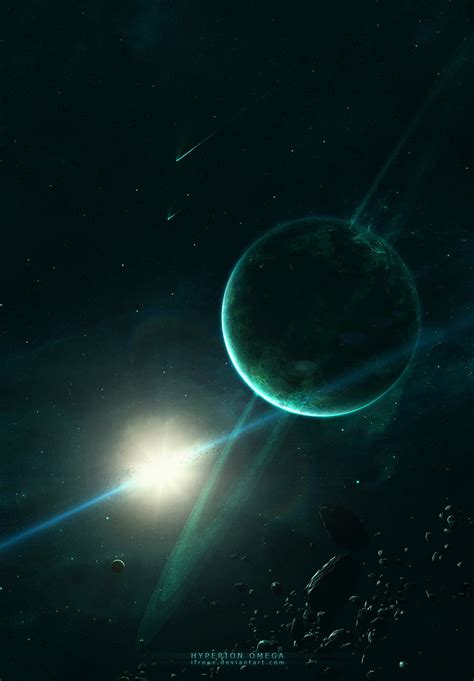 HD Wallpaper Saturn Planet Space Light Green Astronomy Star