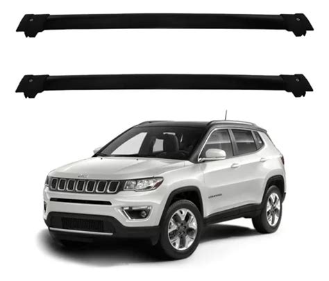 Travessa Rack Teto Preta Jeep Compass Parcelamento Sem