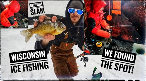 Wisconsin Ice Fishing Bluegill Slam We Found The Spot YouTube