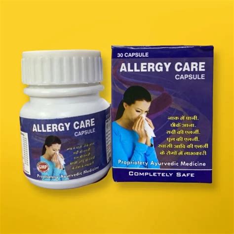 Allergy Care Capsules For Join Pain Relief Capsule Type Ayurvedic