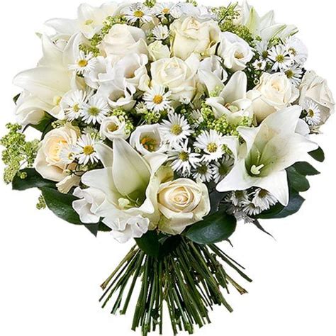 Majestueux Bouquet Blanc Bouquet De Fleurs Livraison Fleurs Bouquet