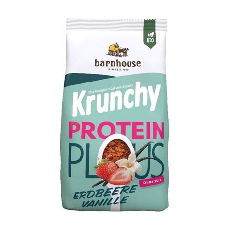 BARNHOUSE Muesli Krunchy Protein Plus Fraise Vanille 325 G