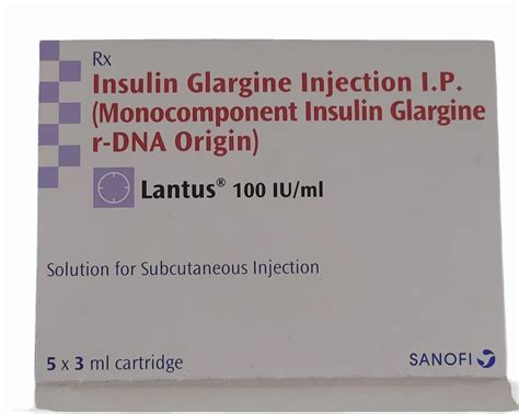 Insulin Glarging Injection 100 IU Ml At Rs 538 Piece In Viramgam ID