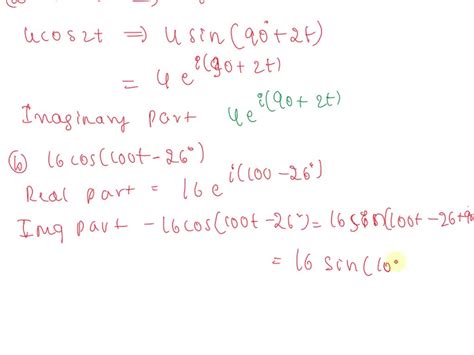 Solved 8 15 For Each Of The Sinusoidal Source Functions Specified