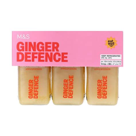 Mands Ginger And Apple Immune Support Multipack Shots Ocado