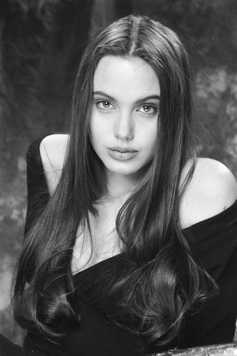 Angelina Jolie Young Angelina Jolie Hair Angelina Jolie 90s