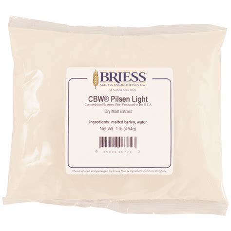 Briess Pilsen Light Dry Malt Extract | Extra Light DME | Briess CBW Concentrated Brewers Wort ...