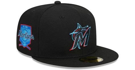 KTZ Black Miami Marlins 2023 Mlb Father S Day On Field 59fifty Fitted