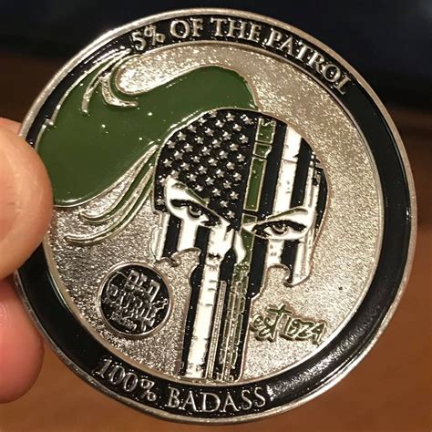 5 Of The Patrol 100 Badass Commemorative Coin Old Patrol Hq