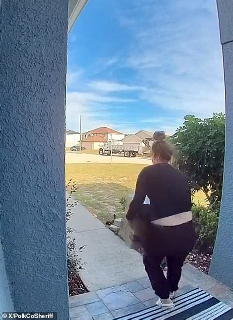 Moment Florida Porch Pirate 32 Is Caught Stealing Amazon Packages