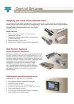 Force Weighing Steel Industry Vishay Nobel Transducers PDF