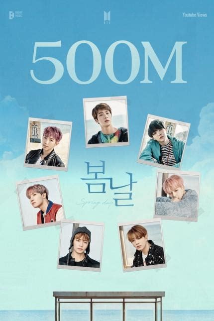 BTS' "Spring Day" MV Surpasses 500 Million YouTube Views