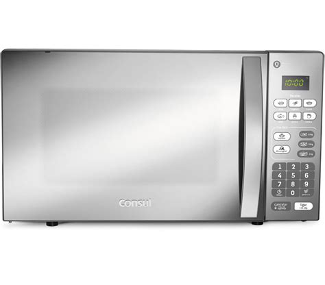 Micro ondas Consul 20 Litros cor Inox Espelhado Função Descongelar