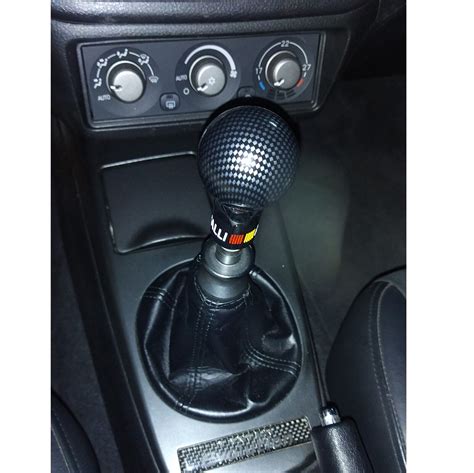 Ralliart Carbon Look Gear Shift Knob Shifter Lever Head Suitable For