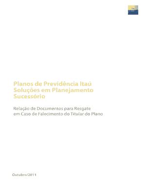 Fillable Online Planos De Previd Ncia Ita Solu Es Em Planejamento