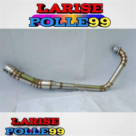 Jual Pipa Leher Knalpot Full Stainless Vixion Fu R Jupiter Mx New Old