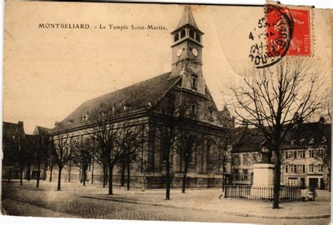 Montbeliard Le Temple Saint Martin Montb Liard Cartorum