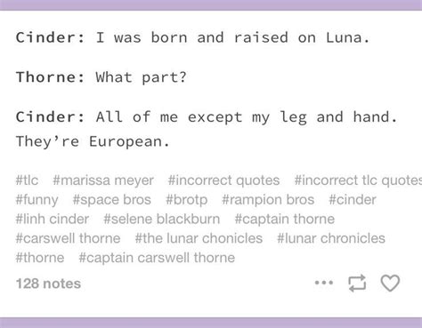 Lunar Chronicles Cinder Lunar Chronicles Books Book Memes Book Humor Marissa Meyer Books