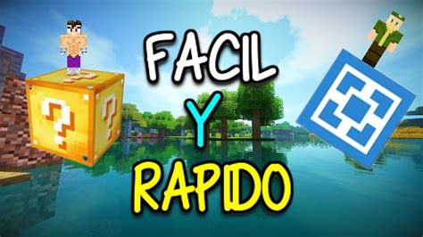 Como Instalar Lucky Block En Minecraft Para Jugar Con Tus Amigo Facil Y