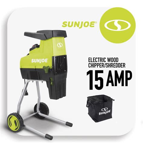 Sun Joe In Cutting Diameter Electric Silent Wood Chipper