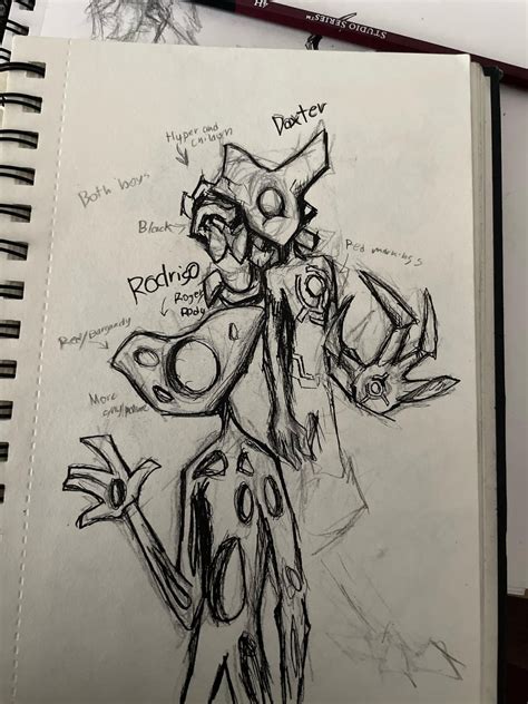 scribbled    designs  characters  yall