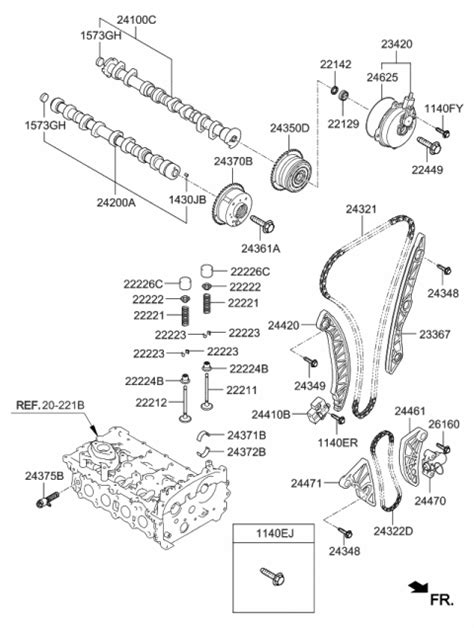 G Genuine Kia Hydraulic Tensioner Assembly