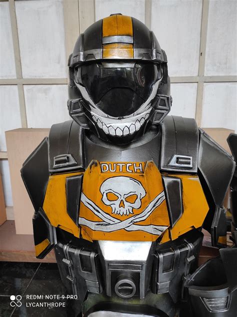 Halo Odst Tropper Wearable Cosplay Armor Etsy