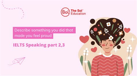 Describe Something You Did That Made You Feel Proud IELTS Speaking Sample