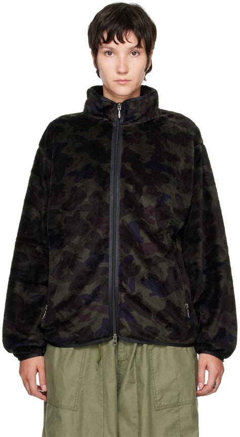 NEEDLES Blouson W U noir en fourrure synthétique SSENSE France