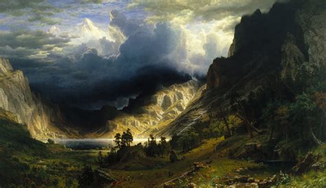 The Rocky Mountains Landers Peak By Albert Bierstadt Artchive