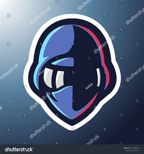 Stock Vector Pilot Mascot Logo Man Stock Vector Royalty Free 1605308473