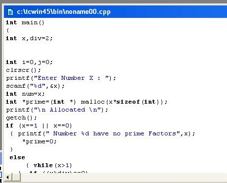 Prime Factors Sourcecodester