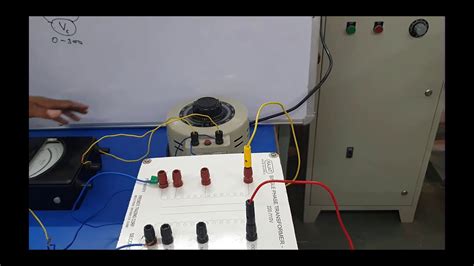 Polarity Test On Single Phase Transformer Youtube