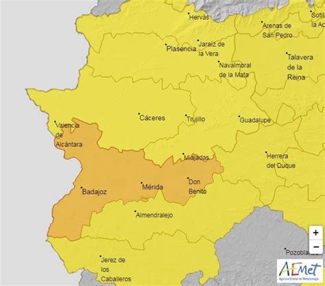 Alerta Amarilla En Toda Extremadura Por Tormentas Con Probables Rachas