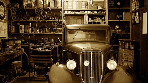 Vintage Garage Wallpapers - Wallpaper Cave