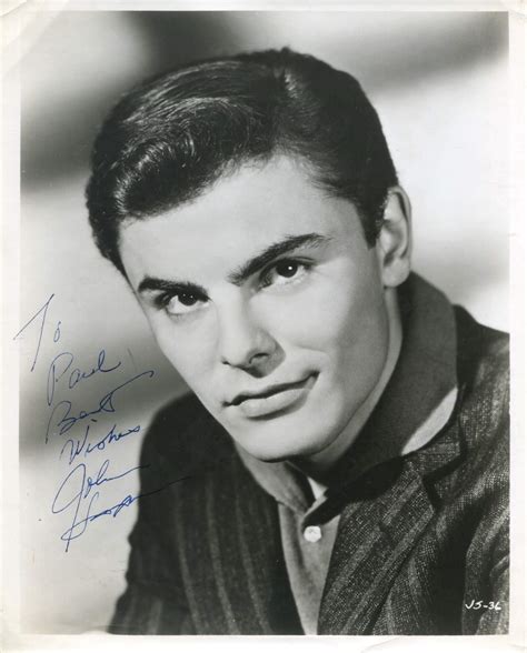 John Saxon Autograph Signed Vintage Photograph