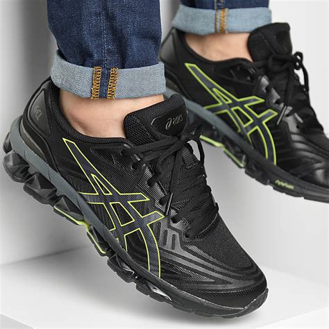 Asics Baskets Gel Quantum Vii A Black Neon Lime