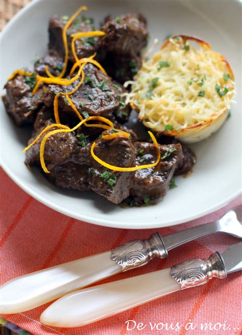 De Vous Moi Daube De Boeuf Au Vin Rouge Et L Orange