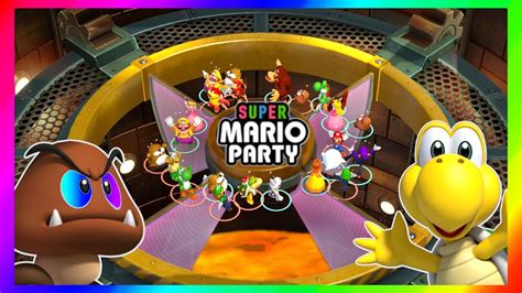 Super Mario Party Minigames Goomba Vs Koopa Troopa Vs Shy Guy Vs Monty