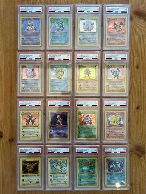 Complete Base Set St Edition Shadowless Holo Psa Kaufen Auf Ricardo